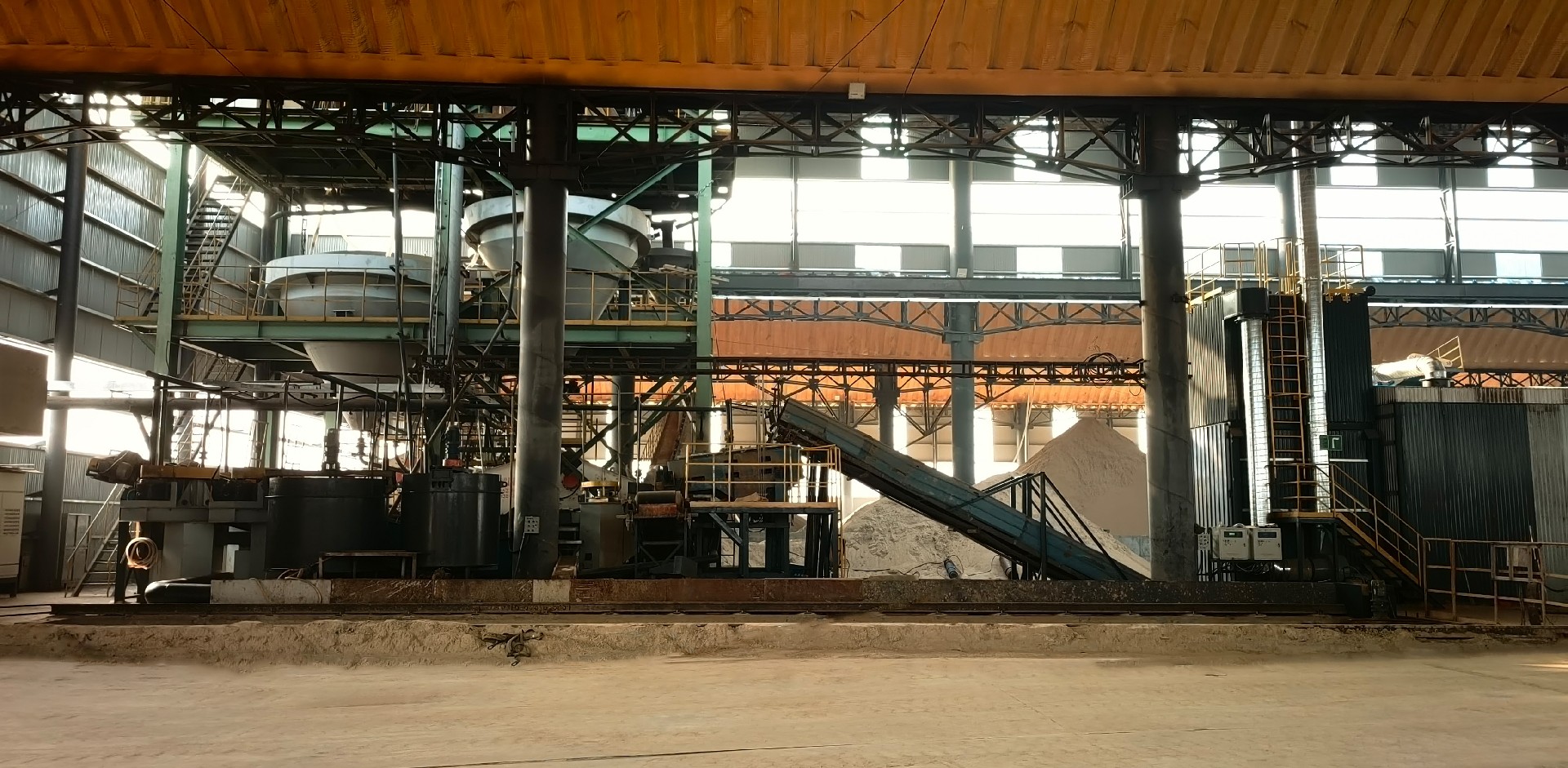 洗砂、烘砂生產(chǎn)線